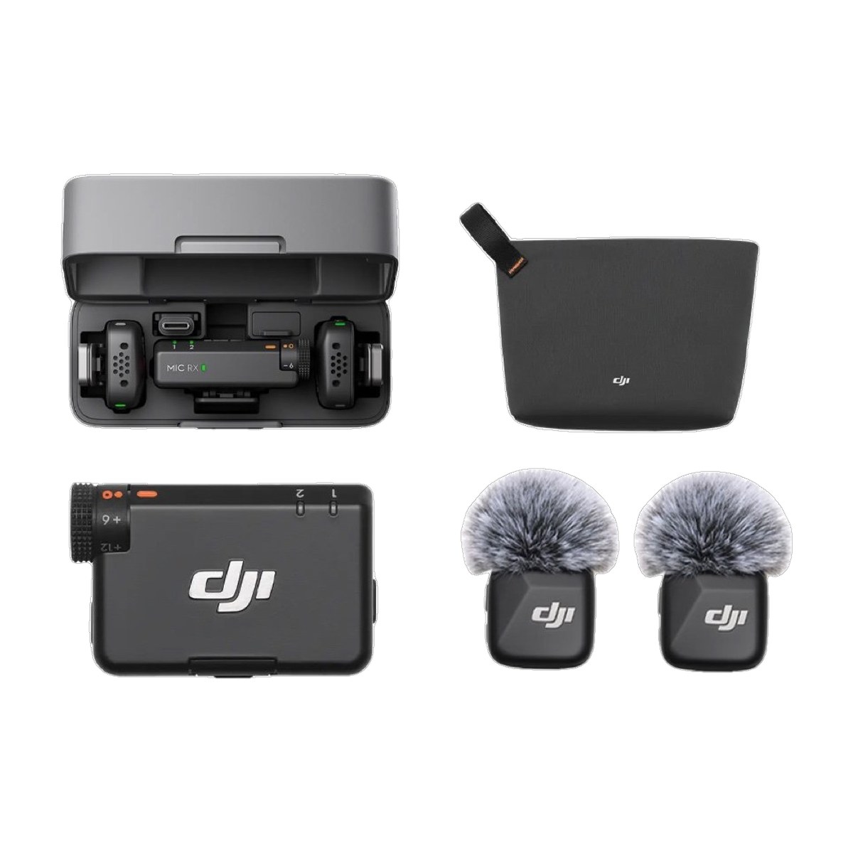DJI Mic Mini 2-Person Compact Wireless Microphone System for Camera & Smartphone (2.4 GHz)
