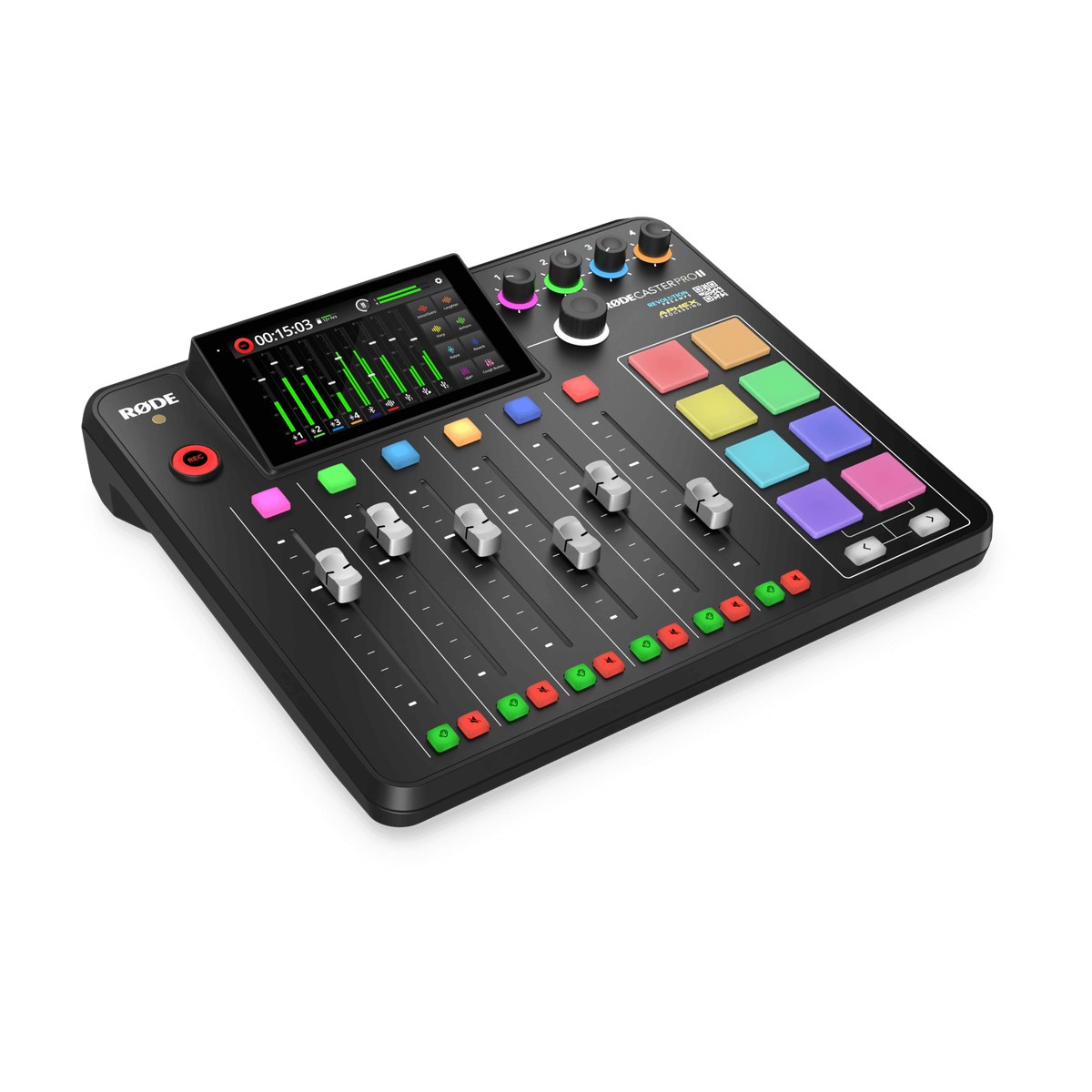 RODE RODECaster Pro II Integrated Audio Production Studio (Black)