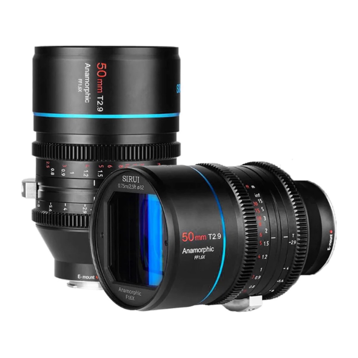 Sirui 50mm T2.9 Full Frame 1.6x Anamorphic Lens (Sony E)