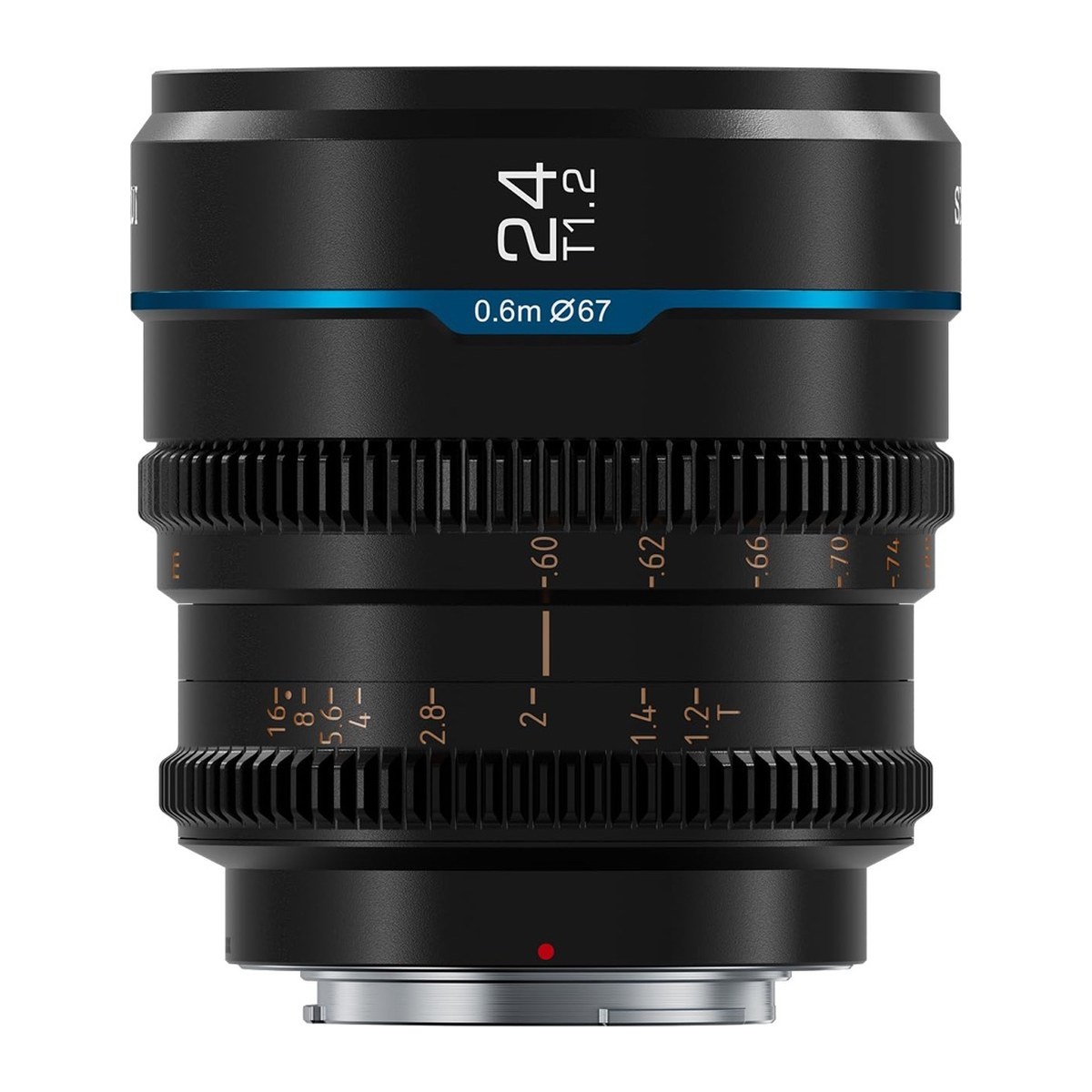 Sirui Night Walker 24mm T1.2 S35 Cine Lens (E-Mount, Black)